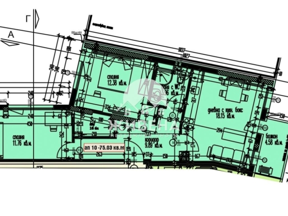 Тристаен апартамент в Варна, Аспарухово - 100 кв.м за 1106 €/кв.м - Снимка #1