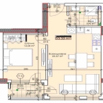 Двустаен апартамент в Пловдив, Тракия - 61 кв.м за 1293 €/кв.м - Снимка #1