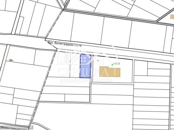 Парцел в с. Долни Богров, Област София-град - 2999 кв.м за 112 €/кв.м - Снимка #1