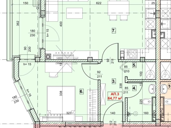 Двустаен апартамент в София, Орландовци - 73 кв.м за 1329 €/кв.м - Снимка #1