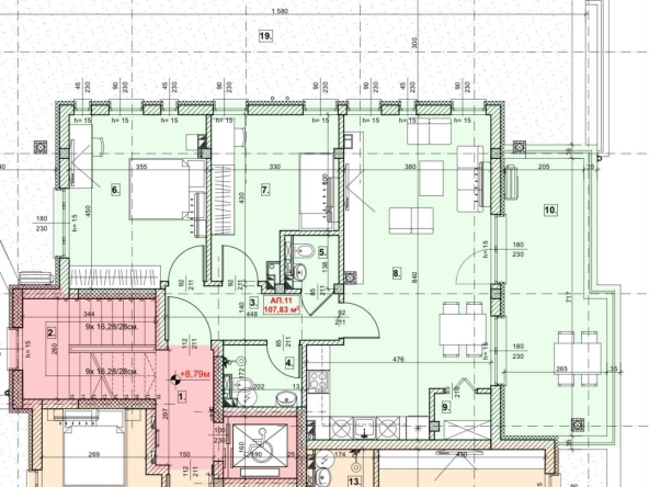 Тристаен апартамент в София, Орландовци - 121 кв.м за 1339 €/кв.м - Снимка #1