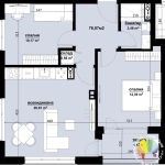 Тристаен апартамент в Бургас, Изгрев - 76 кв.м за 1172 €/кв.м - Снимка #1