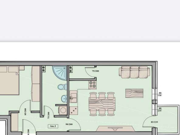 Двустаен апартамент в Казанлък - 66 кв.м за 1314 €/кв.м - Снимка #1