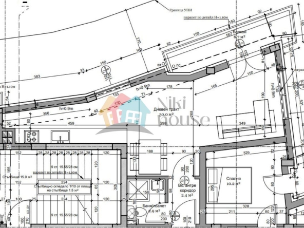 Двустаен апартамент в Варна, Христо Ботев - 69 кв.м за 1400 €/кв.м - Снимка #1