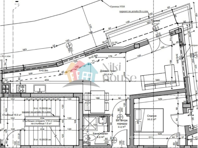Двустаен апартамент в Варна, Христо Ботев - 69 кв.м за 1400 €/кв.м - Снимка #1