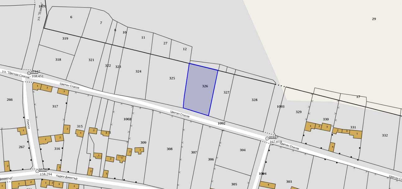 Парцел в с. Петърница, Област Плевен - 1182 кв.м за 2 €/кв.м - Снимка #1