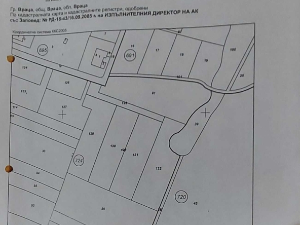 Парцел в Враца, Студентски град - 4252 кв.м за 5 €/кв.м - Снимка #1