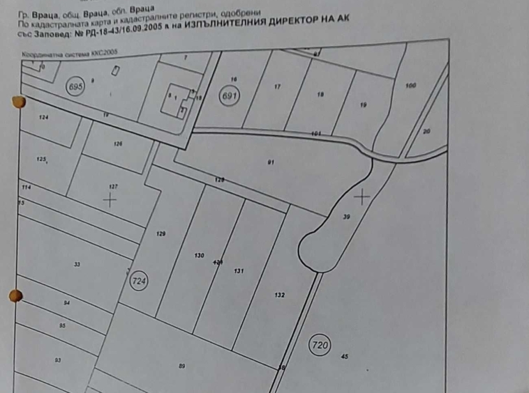 Парцел в Враца, Студентски град - 4252 кв.м за 5 €/кв.м - Снимка #1