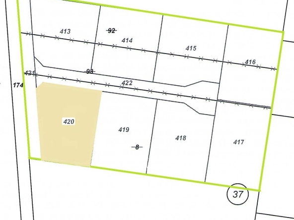 Парцел в Пловдив, Индустриална зона - Север - 677 кв.м за 100 €/кв.м - Снимка #1