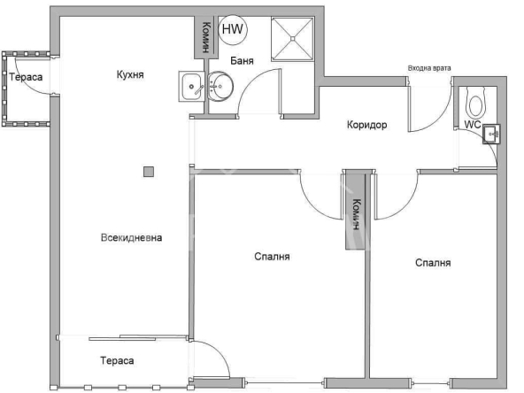 Тристаен апартамент в Велико Търново, Колю Фичето - 81 кв.м за 1407 €/кв.м - Снимка #1