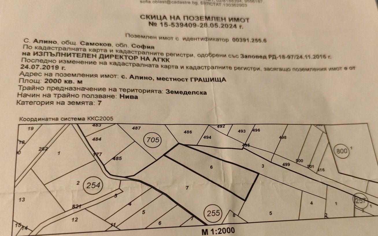 Парцел в София, Дружба 1 - 2000 кв.м за 20 €/кв.м - Снимка #1