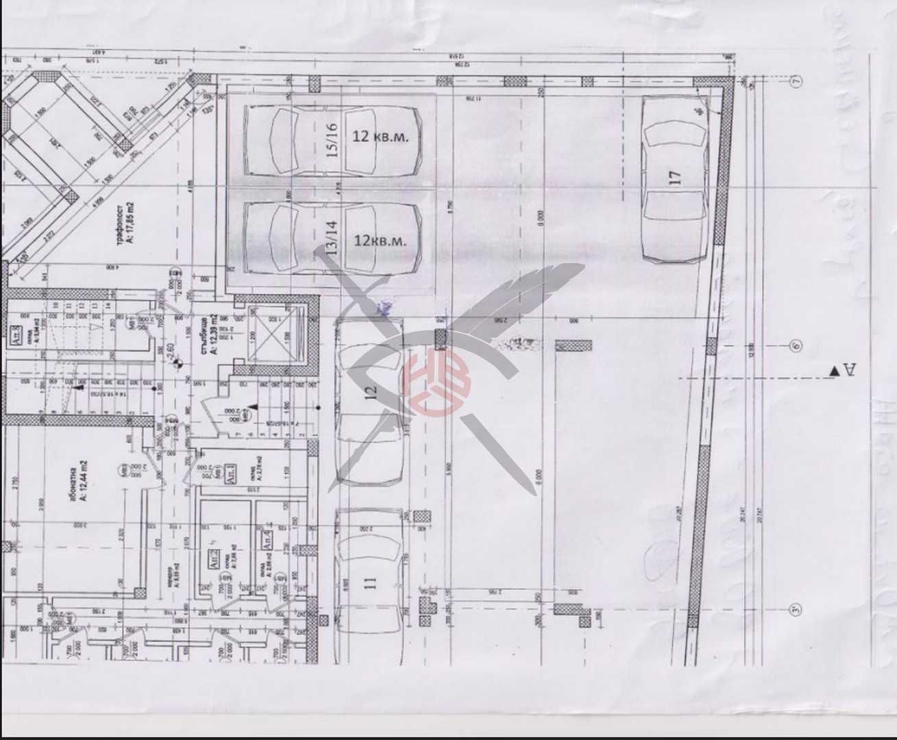 Гараж / Паркомясто в София, Банишора - 93 кв.м за 516 €/кв.м - Снимка #1