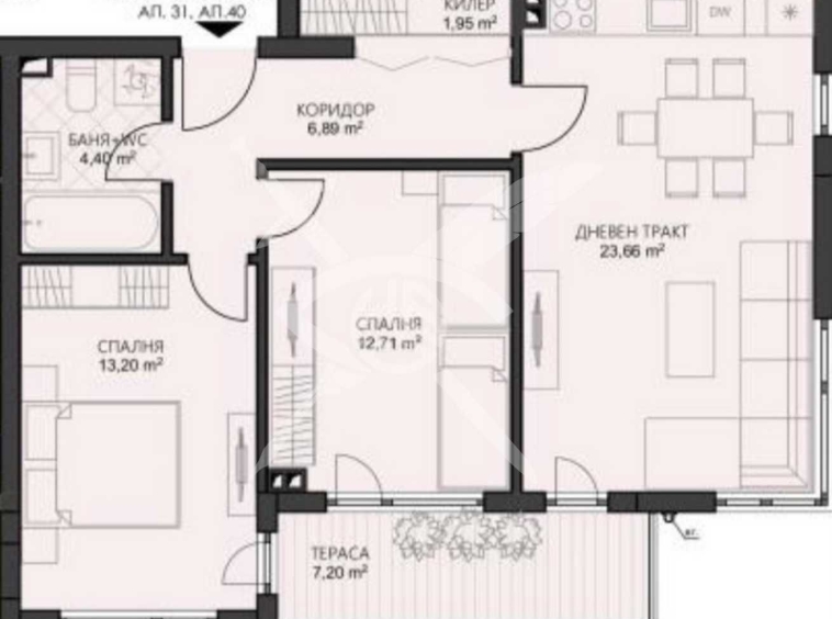 Тристаен апартамент в Варна, Владислав Варненчик - 90 кв.м за 962 €/кв.м - Снимка #1