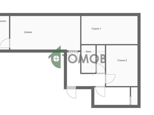 Тристаен апартамент в Стара Загора, Център - 86 кв.м за 1787 €/кв.м - Снимка #1