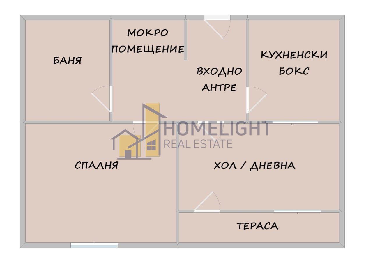 Двустаен апартамент в София, Стрелбище - 50 кв.м за 3800 €/кв.м - Снимка #1