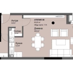 Едностаен апартамент в София, Красно село - 63 кв.м за 1440 €/кв.м - Снимка #1