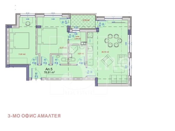 Тристаен апартамент в София, Люлин 9 - 95 кв.м за 1403 €/кв.м - Снимка #1
