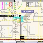 Двустаен апартамент в Варна, Гръцка махала - 45 кв.м за 3323 €/кв.м - Снимка #1