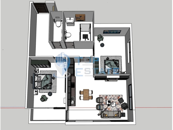 Тристаен апартамент в Велико Търново, Бузлуджа - 95 кв.м за 965 €/кв.м - Снимка #1