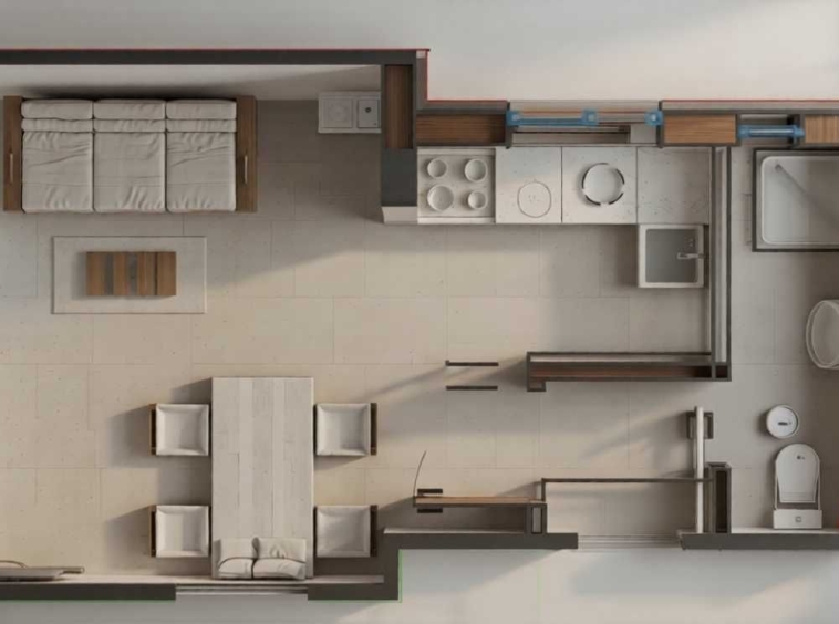 Едностаен апартамент в Пловдив, Гагарин - 51 кв.м за 525 €/кв.м - Снимка #1
