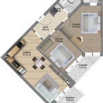 Тристаен апартамент в Пловдив, Христо Смирненски - 91 кв.м за 976 €/кв.м - Снимка #1