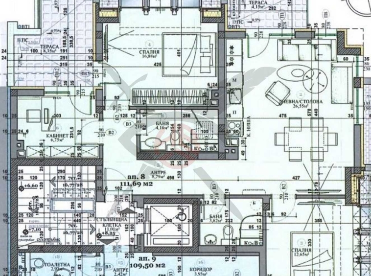 Четиристаен апартамент в София, Хаджи Димитър - 125 кв.м за 1897 €/кв.м - Снимка #1