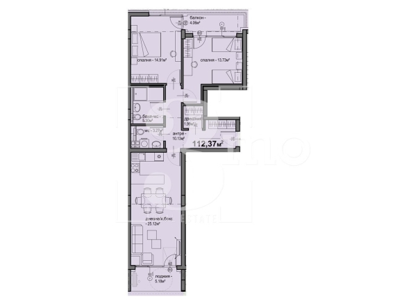 Тристаен апартамент в София, Люлин 5 - 112 кв.м за 1359 €/кв.м - Снимка #1