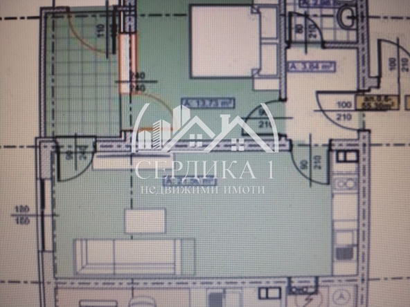 Едностаен апартамент в Благоевград, Освобождение - 63 кв.м за 732 €/кв.м - Снимка #1