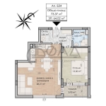 Двустаен апартамент в София, Обеля 1 - 70 кв.м за 1350 €/кв.м - Снимка #1