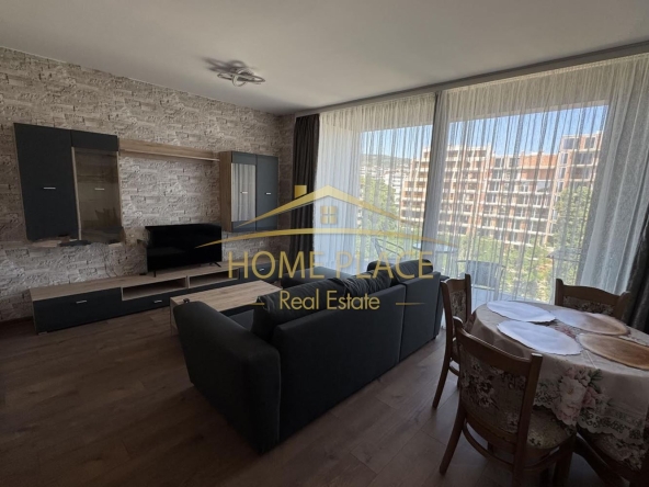 Дава се под наем Двустаен апартамент в Варна, Чайка - 66 кв.м за 918 € - Снимка #1