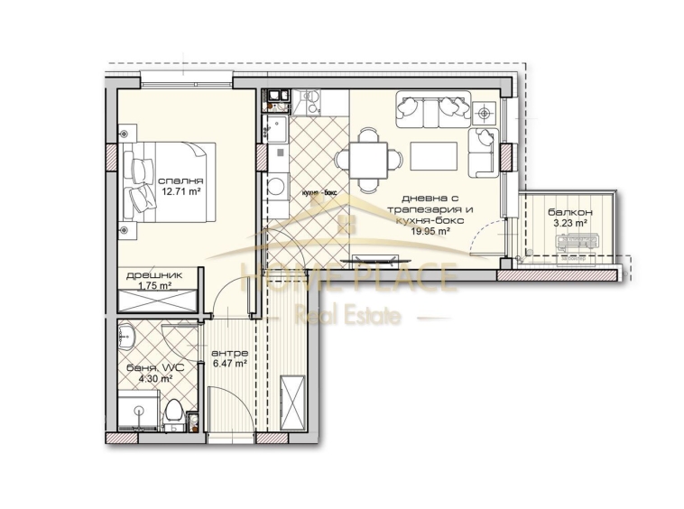 Двустаен апартамент в Варна, Владислав Варненчик - 70 кв.м за 1929 €/кв.м - Снимка #1