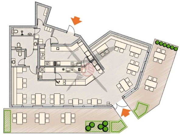 Заведение в София, Малинова долина - 422 кв.м за 892 €/кв.м - Снимка #1