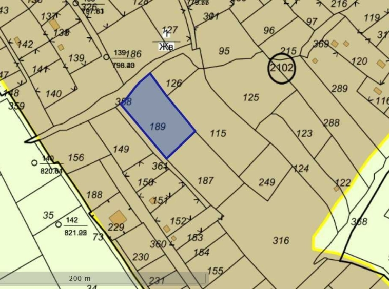 Парцел в Банкя - 1870 кв.м за 21 €/кв.м - Снимка #1