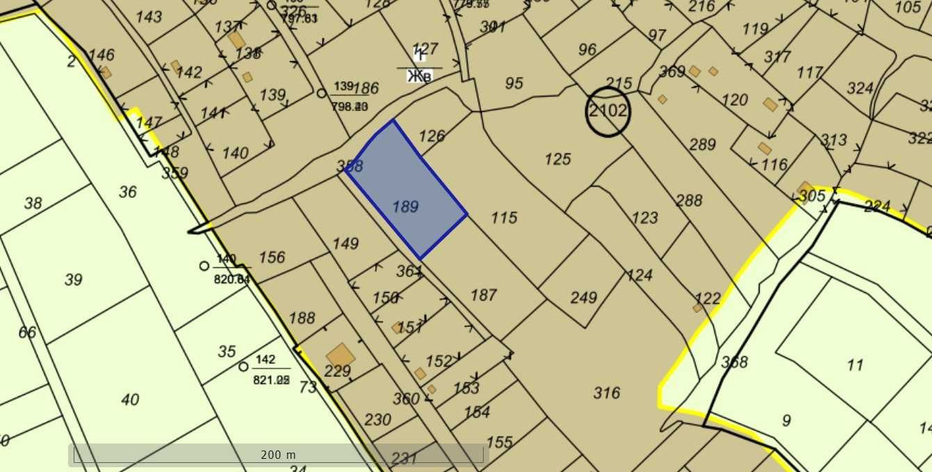 Парцел в Банкя - 1870 кв.м за 21 €/кв.м - Снимка #1