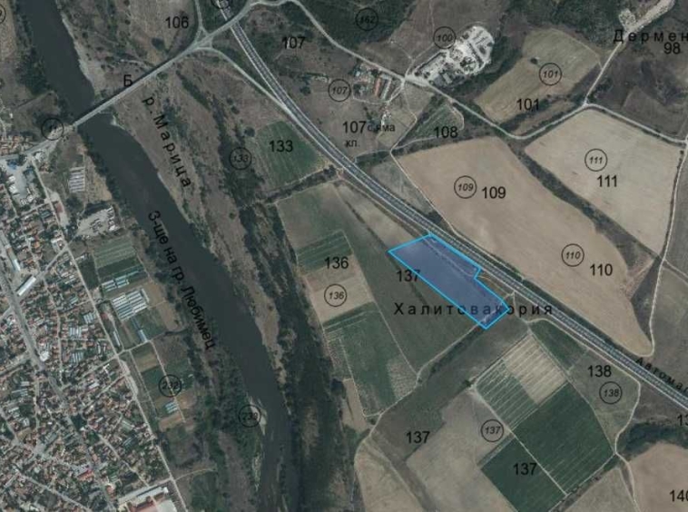 Парцел в с. Георги Добрево, Област Хасково - 30981 кв.м за 25 €/кв.м - Снимка #1