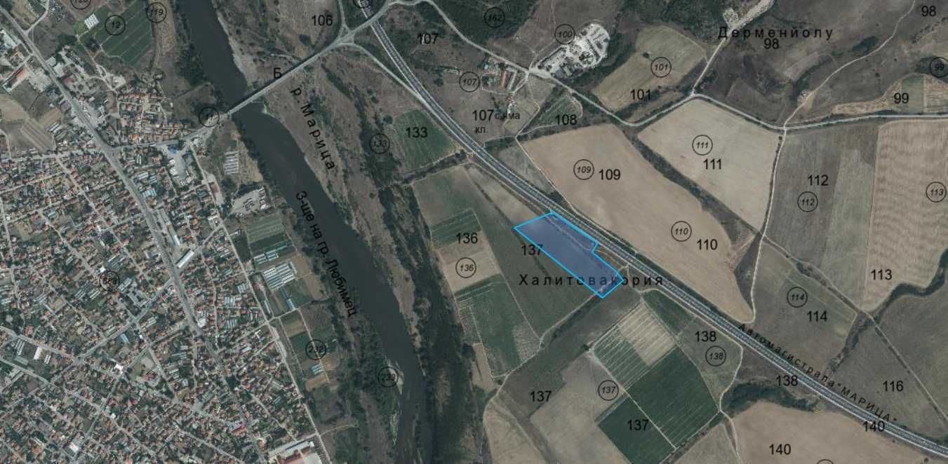 Парцел в с. Георги Добрево, Област Хасково - 30981 кв.м за 25 €/кв.м - Снимка #1