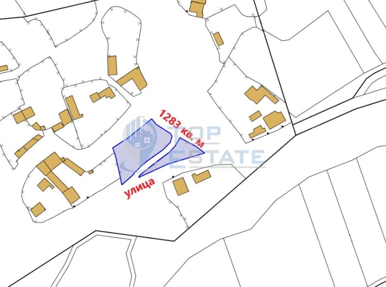 Парцел в с. Палици, Област Велико Търново - 1283 кв.м за 3 €/кв.м - Снимка #1