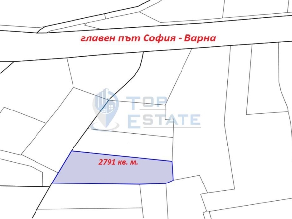 Парцел в с. Леденик, Област Велико Търново - 2791 кв.м за 13 €/кв.м - Снимка #1