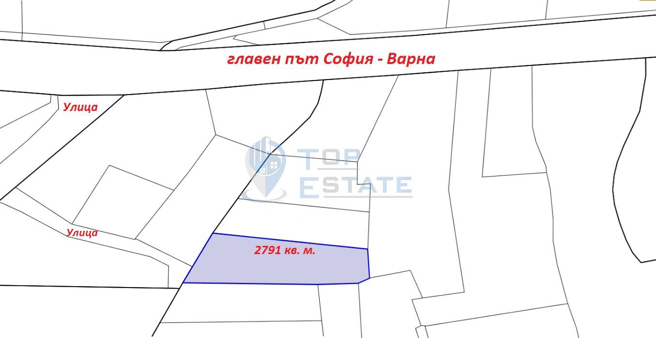 Парцел в с. Леденик, Област Велико Търново - 2791 кв.м за 13 €/кв.м - Снимка #1