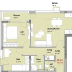 Тристаен апартамент в Бургас, Славейков - 98 кв.м за 1304 €/кв.м - Снимка #1