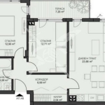 Тристаен апартамент в Варна, Владислав Варненчик - 89 кв.м за 972 €/кв.м - Снимка #1