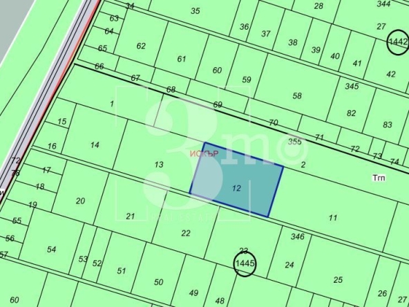 Парцел в с. Казичене, Област София-град - 7170 кв.м за 50 €/кв.м - Снимка #1