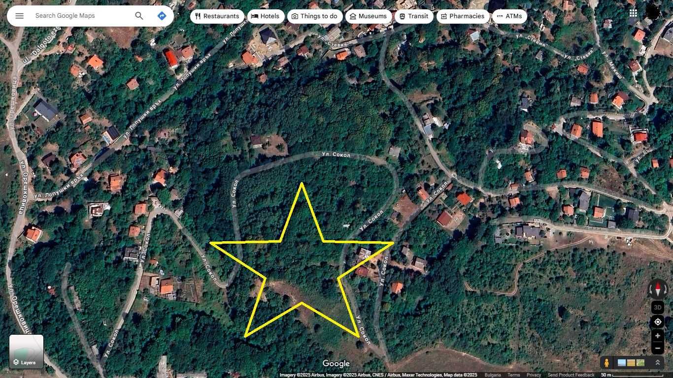 Парцел в с. Панчарево, Област София-град - 640 кв.м за 161 €/кв.м - Снимка #1