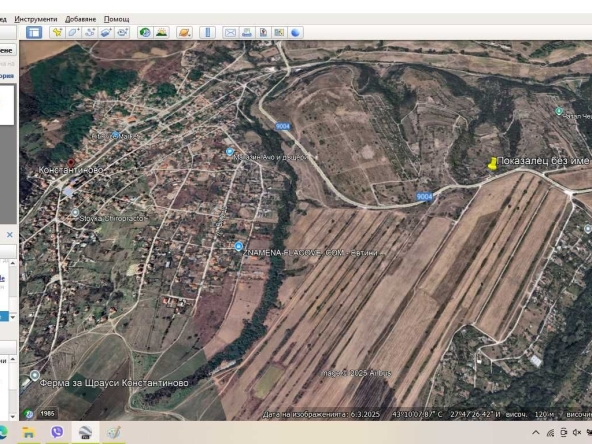 Парцел в с. Константиново, Област Варна - 600 кв.м за 55 €/кв.м - Снимка #1