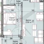 Двустаен апартамент в София, Хаджи Димитър - 73 кв.м за 1799 €/кв.м - Снимка #1