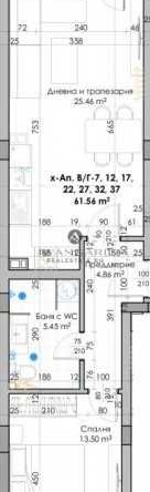 Двустаен апартамент в Пловдив, Въстанически - 77 кв.м за 875 €/кв.м - Снимка #1