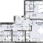 Тристаен апартамент в Пловдив, Тракия - 107 кв.м за 1248 €/кв.м - Снимка #1