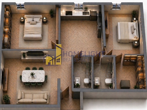 Двустаен апартамент в София, Славия - 120 кв.м за 1050 €/кв.м - Снимка #1