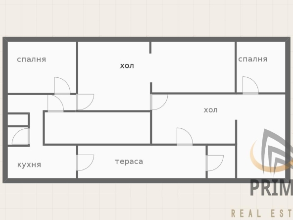 Двустаен апартамент в Бургас, Възраждане - 125 кв.м за 1432 €/кв.м - Снимка #1