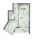 Двустаен апартамент в София, Люлин 5 - 75 кв.м за 1299 €/кв.м - Снимка #1